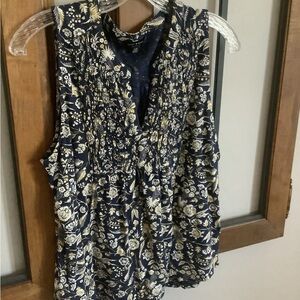 Ladies top, navy, L by Lucky brand